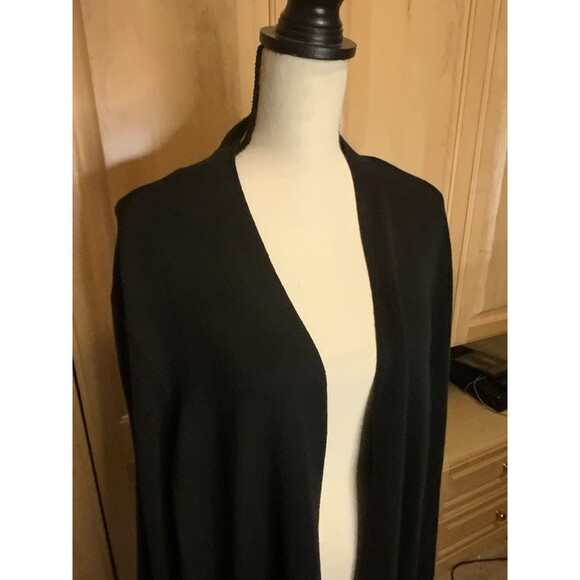 Chicos Women’s 4 US 2XL Unique Knit Cardigan w/Pockets Animal Print Back - Picture 2 of 11